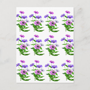 Postal Festiva Diseño minimalista floral espiritual celestial