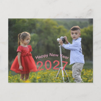 Postal Festiva Diseño personalizado Regalos de año nuevo 2027
