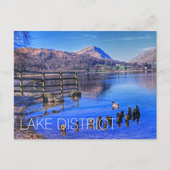 Postal Festiva Distrito de los Lagos (Anverso)