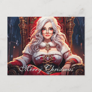 Postal Festiva Diva del Trono: La hermana más caliente de Santa