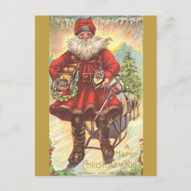 Postal Festiva Divertida, Impar, Salvaje, Vieja, Diferente,Antigu (Anverso)