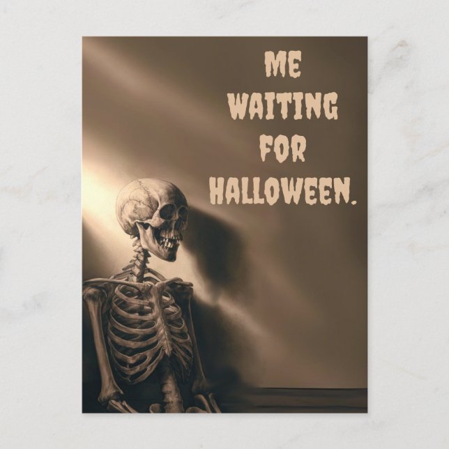 Postal Festiva Divertido emocionado por el Personalizado de Hallo (Anverso)