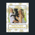 Postal Festiva Divertido y extravagante descanso vacacional inclu<br><div class="desc">Esta divertida postal de vacaciones cubrirá todas las bases. El título dice: ¡Deseándote un ChristmaSolsticHanukKwanzaa fabuloso! - fusionando Navidad,  Solsticio,  Janucá y Kwanzaa en una palabra deliciosamente extravagante. ¡Perfecto para enviar saludos estacionales a una amplia audiencia!</div>