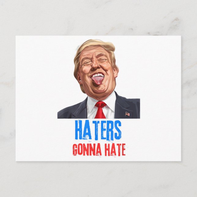 Postal Festiva Divertidos odiadores odiarán las citas, graciosos  (Anverso)