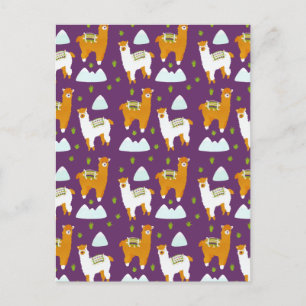 Postal Festiva Diviértete Montaña de la Alegría Vacaciones de Inv