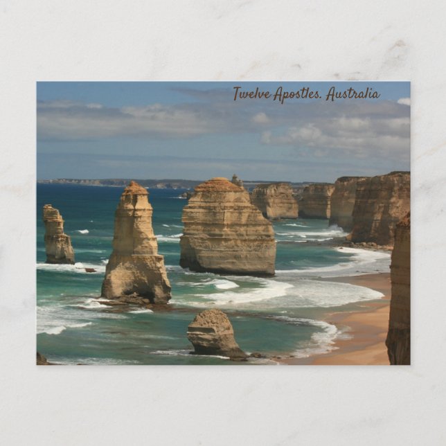 Postal Festiva Doce apóstoles , Port Campbell / Australia (Anverso)