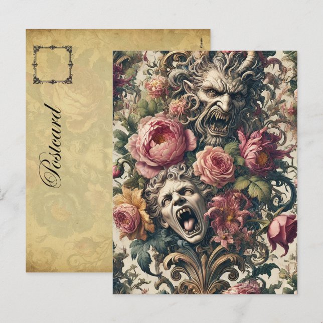 Postal Festiva Dolores de hambre barrocos - Victoria gótica (Anverso / Reverso)