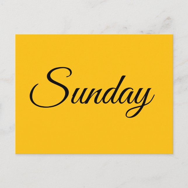 Postal Festiva domingo (Anverso)