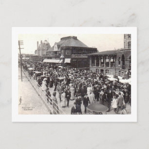 Postal Festiva Domingo de Pascua, Atlantic City, New Jersey Vinta
