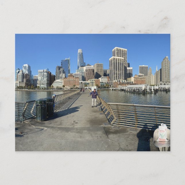 Postal Festiva Domingo por la mañana en San Francisco (Anverso)