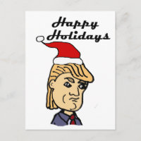 Donald Trump divertido en dibujo animado del