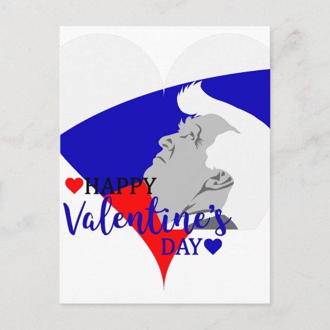 Postal Festiva donald trump valentine (Anverso)