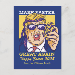 Postal Festiva Donald Trump vuelve a convertir la Pascua en algo 