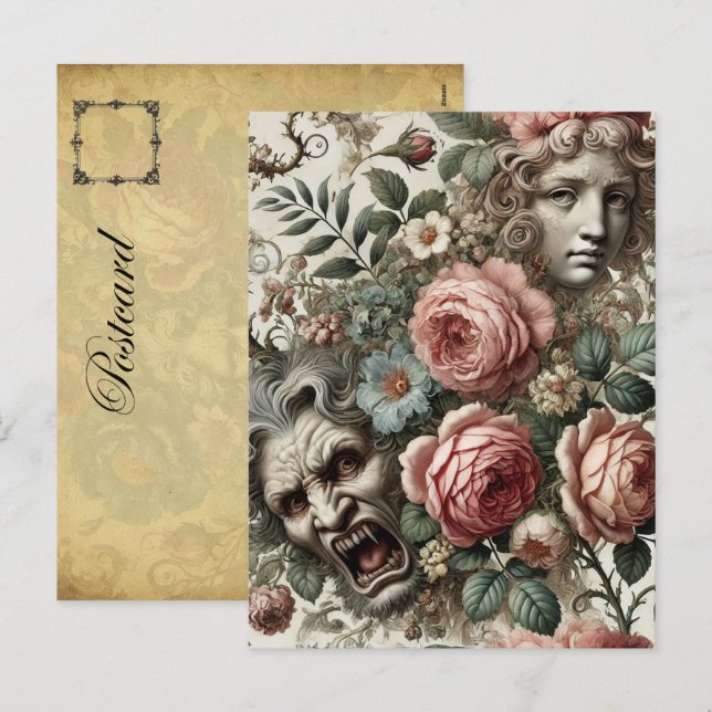 Postal Festiva Donde los fanáticos barrocos encuentran casas - vi (Anverso / Reverso)