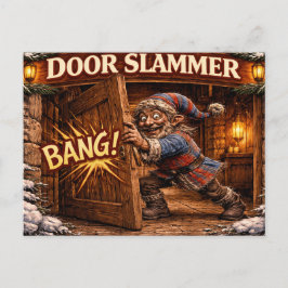 Postal Festiva Door Slammer Icelandic Yule Lad 