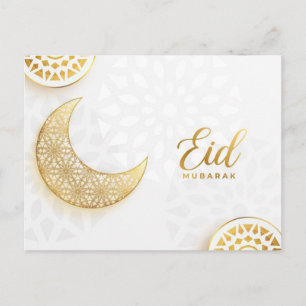 Postal Festiva Dorado Eid Mubarak