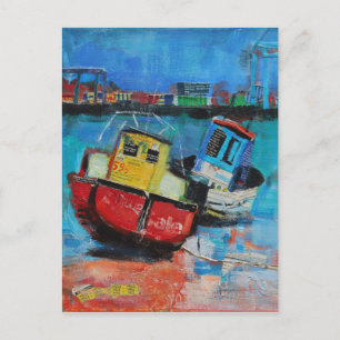 Postal Festiva Dos barcos de pesca de gelatina 2012