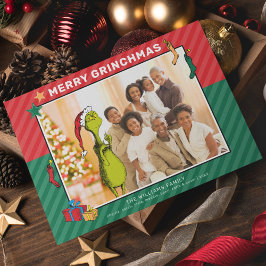 Postal Festiva Dr. Seuss | Foto De La Familia Grinch