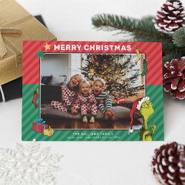Postal Festiva Dr. Seuss | The Grinch Family Photo Holiday