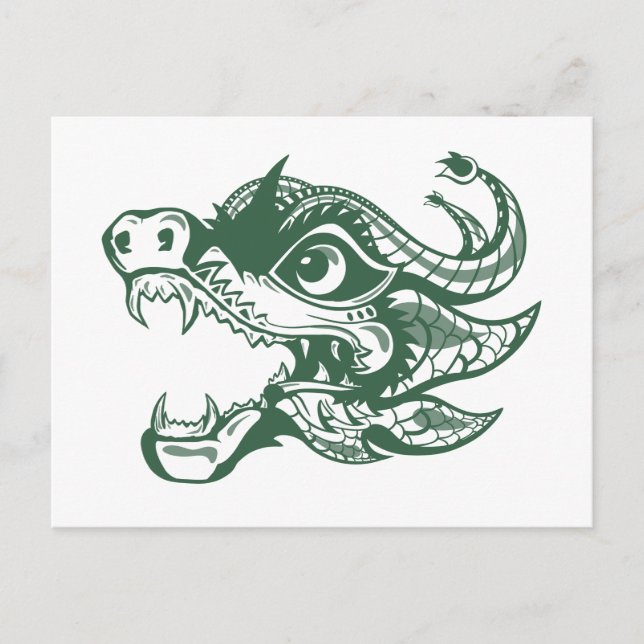 Postal Festiva dragón (Anverso)