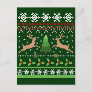 Postal Festiva Dulce Navidades feos