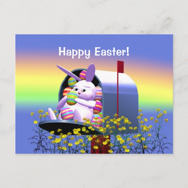 Postal Festiva Easter Bunny Mail (Anverso)