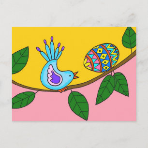 Postal Festiva Easter Surprise Ukrainian Folk Art