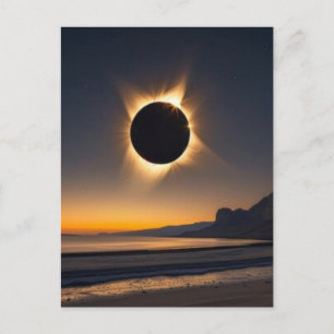 Postal Festiva eclipse solar total del 12 de agosto de 2026 en Gr