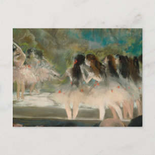 Postal Festiva Edgar Degas - Ballet En La Ópera De París