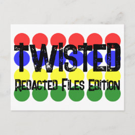 Postal Festiva Edición de Archivos Redactados Serie Gobierno Reto