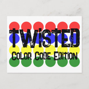 Postal Festiva Edición de Gobierno Serie de Código de Color Retor