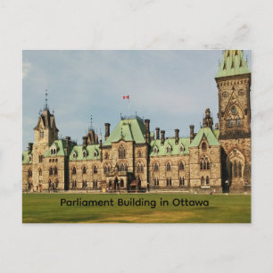 Postal Festiva Edificio del Parlamento en Ottawa