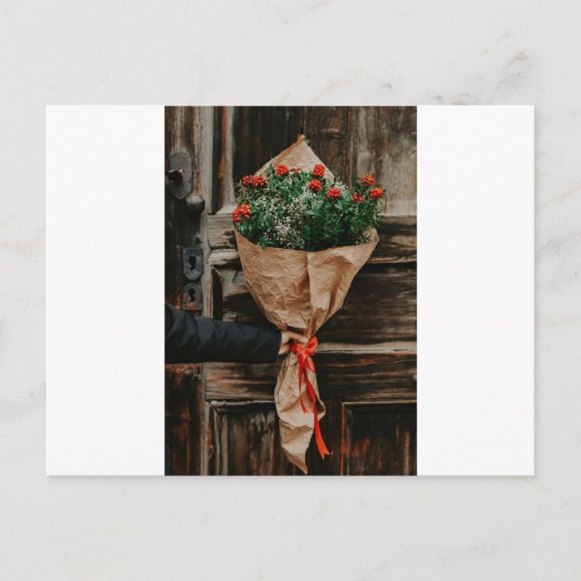Postal Festiva Een bloemetje (Anverso)
