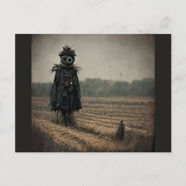 Postal Festiva Eerie Scarecrow (Anverso)