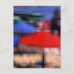 Postal Festiva Efecto digital de playa de "impresión" de estilo