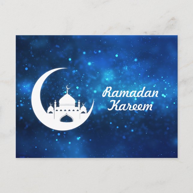 Postal Festiva Eid Mubarak/personalizar de los saludos del (Anverso)