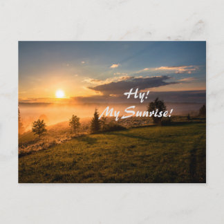 Postal Festiva El amanecer