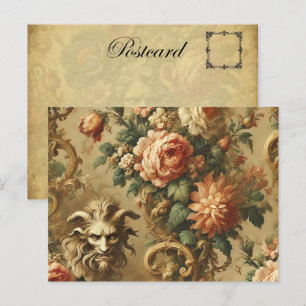 Postal Festiva El amigo de oro - Victoriano gótico