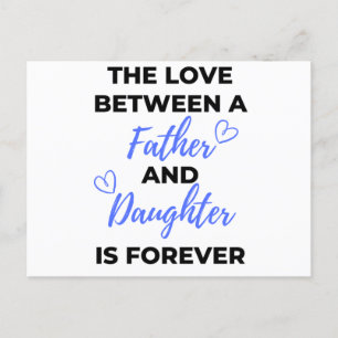 Postal Festiva El amor entre un padre y una hija es