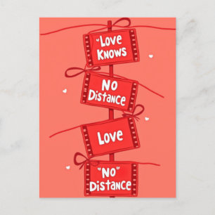 Postal Festiva El amor no conoce distancias