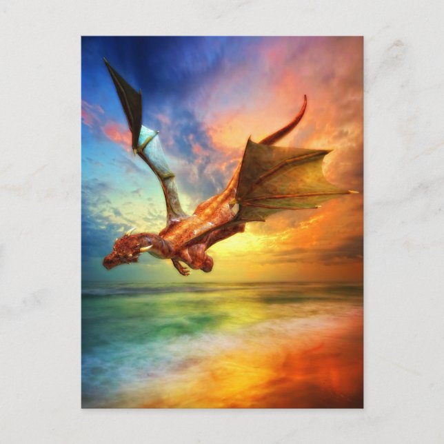 Postal Festiva El año del dragón (Anverso)