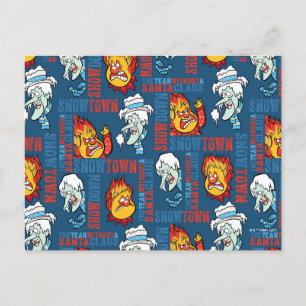 Postal Festiva EL AÑO SIN UN SANTA CLAUS™ Desafío de Snowtown
