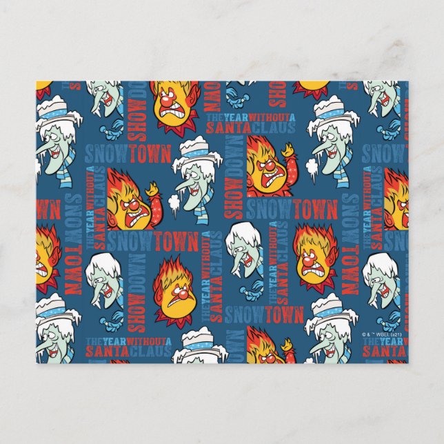 POSTAL FESTIVA EL AÑO SIN UN SORPRENDENTE SANTA CLAUS™ (Anverso)