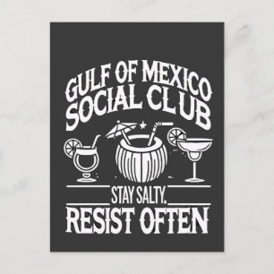 Postal Festiva El club social del Golfo de México permanece salad