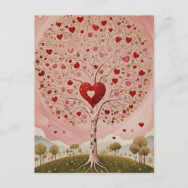 Postal Festiva El corazón