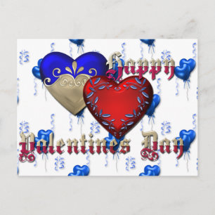 Postal Festiva El día de San Valentín