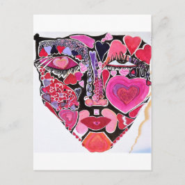Postal Festiva El día de San Valentín