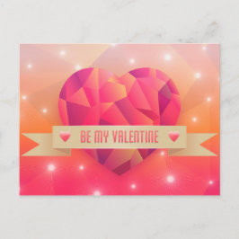 Postal Festiva El día de San Valentín Amor romántico moderno