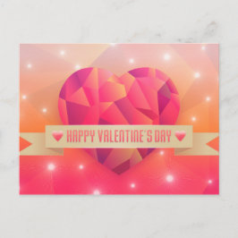 Postal Festiva El día de San Valentín Amor romántico moderno