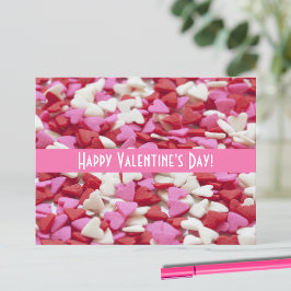 Postal Festiva El día de San Valentín de corazón dulce lindo